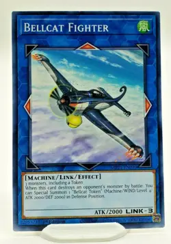 Yugioh Bellcat Fighter MP21-EN039 1st Edition Common Card - LP/NM - Image 1