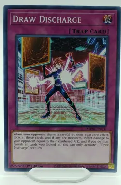 Yugioh Draw Discharge MP20-EN132 1st Edition Common Card - NM/M - Image 1