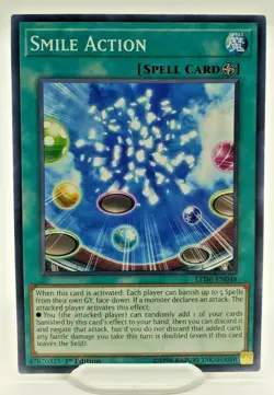 Yugioh Smile Action LED6-EN048 1st Edition Common Card - NM/M - Image 1