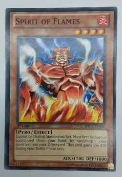 Yugioh "Spirit of Flames" SDOK-EN016 Common 1st Edition NM/M - Image 1