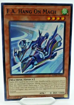 Yugioh F.A. Hang On Mach MP18-EN092 1st Edition Common Card - NM/M - Image 1