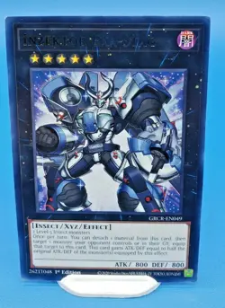Yugioh Inzektor Exa-Stag GRCR-EN049 Rare 1st Edition - Near Mint - Image 1