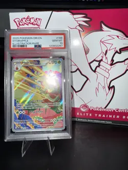 Pokemon TCG Hydrapple Art Rare Card 188/182 Sv10: Destined Rivals PSA 10 - Image 1