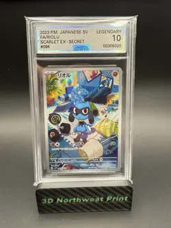 Pokemon Riolu Card 086/078 SV1S Scarlet EX Holo Japanese Edition - Image 1