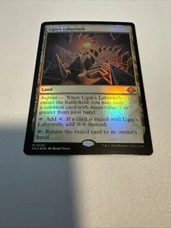 MTG Ugin's Labyrinth Modern Horizons 3 Foil Mythic Card 0233 - Image 2
