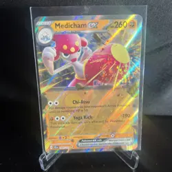 Pokemon TCG Medicham EX Card 080/142 Stellar Crown Holo - Image 1