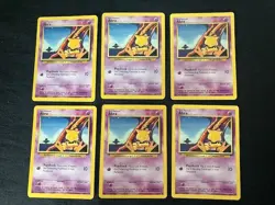 Abra Psyshock 30 HP Pokemon TCG Card 43/102 - Lot of 6 - Image 1