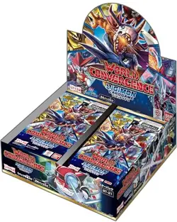 Digimon Card Game Booster Pack WORLD CONVERGENCEBT-21 BOX 24 Packs - Image 1