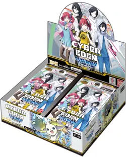 Digimon Card Game Booster Pack CYBER EDENBT-22 BOX containing 24 packs - Image 1
