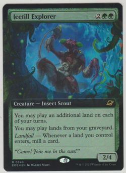 Icetill Explorer Extended Art NON-FOIL Rare MTG NM EOE 343 - Image 1