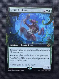 Icetill Explorer Extended Art NON-FOIL Rare MTG NM EOE 343 - Image 1