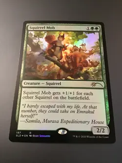 MTG Secret Lair #197 Squirrel Mob Foil NM - Image 1