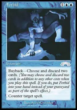 Forbid - Light Play MTG Exodus - Image 1