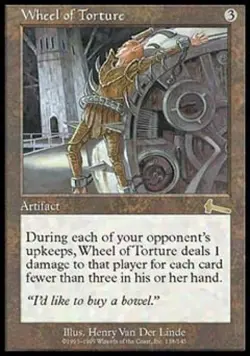 Wheel of Torture - Light Play MTG Urza's Legacy - Image 1