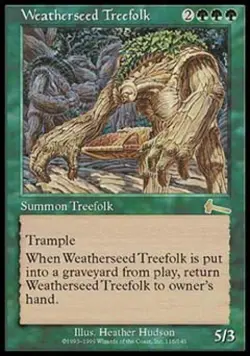 Weatherseed Treefolk - Light Play MTG Urza's Legacy - Image 1