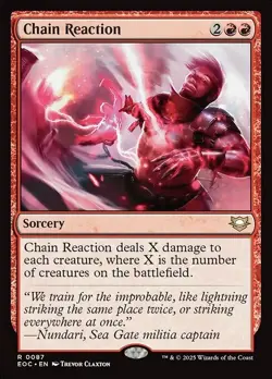MTG - 4 x Chain Reaction - Playset 4x x4 - Edge of Eternities - Image 2