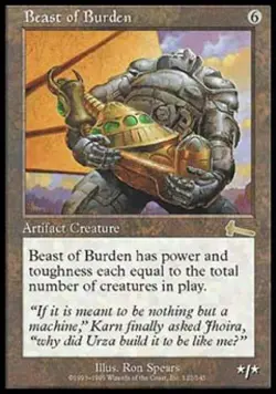 Beast of Burden - Light Play MTG Urza's Legacy - Image 1