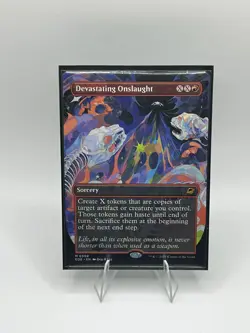 Devastating Onslaught - Borderless, Edge of Eternities - MTG - Regular - Image 1