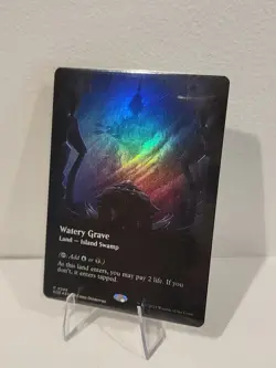 BORDERLESS FOIL Watery Grave MTG Edge of Eternities NM/M EOE 0286 Fast Ship - Image 1