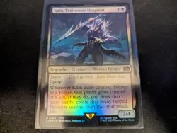 MTG Magic the Gathering FOIL Kain, Traitorous Dragoon FIN! - Image 1
