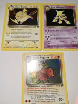 Lot Of 3 Team Rocket Holo Cards (Pokemon) - Image 1