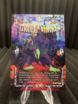 Grimmsnarl #106 - Cracked Ice Holo - Prisma Trick or Treat Cards - Pokemon - Image 1