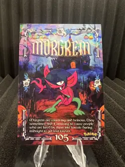 Morgrem #105 - Cracked Ice Holo - Prisma Trick or Treat Cards - Pokemon - Image 1