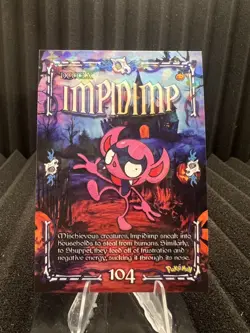 Impidimp #104 - Cracked Ice Holo - Prisma Trick or Treat Cards - Pokemon - Image 1