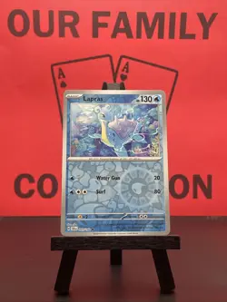 Lapras 031/142 Stellar Crown Reverse Holo Uncommon Pokemon TCG 2024 NM - Image 1
