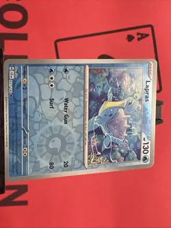 Lapras 031/142 Stellar Crown Reverse Holo Uncommon Pokemon TCG 2024 NM - Image 4