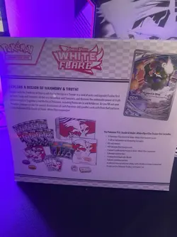 Pokemon Sealed White Flare ETB And Binder Collection - New - Fast Shipping - Image 3