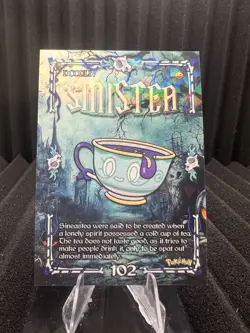 Sinistea #102 - Cracked Ice Holo - Prisma Trick or Treat Cards - Pokemon - Image 1