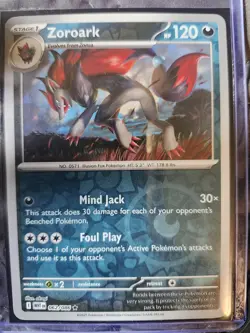 Pokemon TCG: "Zoroark" Reverse Holo NM (White Flare 62/86) - Image 1