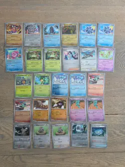Pokemon Tcg Black Bolt Pokeball Reverse Holo Bundle X 27 Mint Cards - Image 1