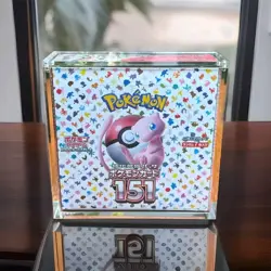 7x Pokemon Japanese Booster Box Acrylic Display Case Magnetic Lid - Protection - Image 1