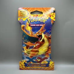 Pokemon XY FLASHFIRE SLEEVED PACK - FACTORY SEALED & MINT mega - Image 1