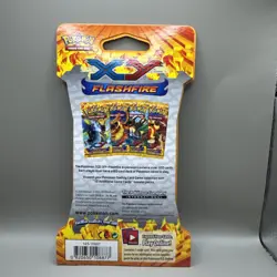 Pokemon XY FLASHFIRE SLEEVED PACK - FACTORY SEALED & MINT mega - Image 2