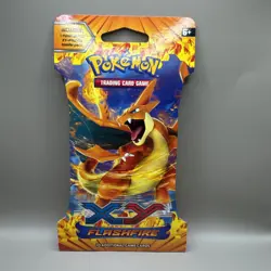 Pokemon XY FLASHFIRE SLEEVED PACK - FACTORY SEALED & MINT mega - Image 1