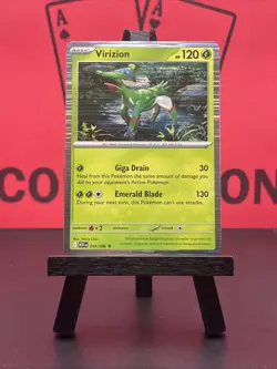 Virizion 010/086 SV: White Flare Pokemon TCG Holo Rare 2025 NM - Image 2