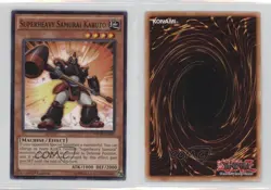 Superheavy Samurai Kabuto 1st Ed. YuGiOh The New Challangers #NECH-EN008 0g4 - Image 3
