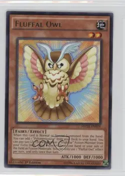 Fluffal Owl 1st Ed. YuGiOh The New Challangers #NECH-EN018 0g4 - Image 1