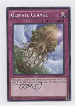 Qlimate Change 1st Ed. YuGiOh The New Challangers #NECH-EN073 1i7 - Image 1