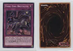 Yang Zing Brutality 1st Ed. YuGiOh The New Challangers #NECH-EN075 5w0 - Image 3