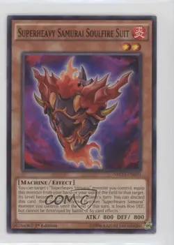 Superheavy Samurai Soulfire Suit 1st Ed. YuGiOh The New Challangers 0yj1 - Image 1