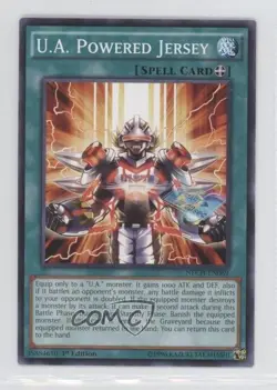 UA Powered Jersey 1st Ed. YuGiOh The New Challangers #NECH-EN089 gl9 - Image 1
