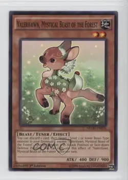 Valerifawn Mystical Beast of the Forest 1st Ed. YuGiOh New Challangers 0g4 - Image 1