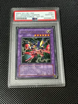 YUGIOH PSA 10 2003 XY-Dragon Cannon MFC-051 Ultra Rare 1st Edition *8814 - Image 1