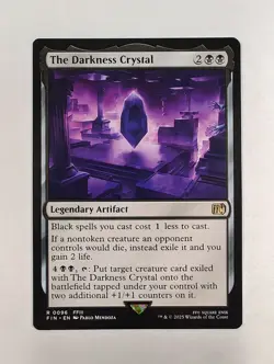 The Darknes Crystal - MtG Final Fantasy Rare Card FIN (96) Regular - Image 1