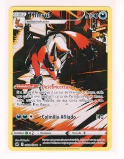 ~ESP~ SPANISH Thievul GG17 Crown Zenith Pokemon Card (Z1) - Image 1