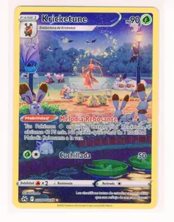 ~ESP~ SPANISH Kricketune GG02 Crown Zenith Pokemon Card (Z1) - Image 1